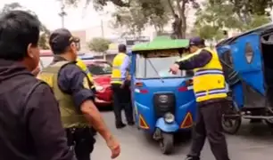 Los Olivos: así se desarrolla el operativo contra paraderos informales de mototaxis