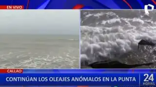 La Punta: continúan los oleajes anómalos en la Costa Verde del Callao