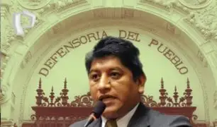 Josué Gutiérrez juró como nuevo Defensor del Pueblo en sede del Congreso