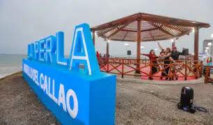 La Perla: inauguran mirador turístico en la avenida Costanera con vista frente al mar