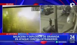 Así fue la balacera y atentado con granada en La Victoria