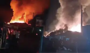 Incendio en zona minera de ‘La Pampa’ ocasiona más de S/2 millones en pérdidas