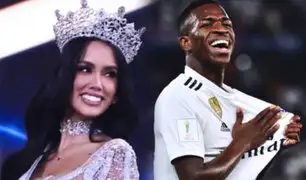 Vinicius Júnior felicita a Camila Escribens por convertirse en Miss Perú y se desatan los rumores