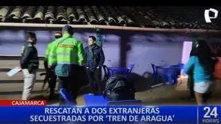 Cajamarca: rescatan a dos mujeres extranjeras secuestradas por el “Tren de Aragua”