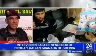 VES: Encuentran granada de guerra durante intervención a vivienda de vendedor de droga