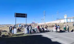 ‘Paro seco’ en Puno contra gobierno de Dina Boluarte: bloquean principales vías
