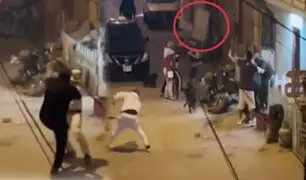 Callao: sujetos se lanzan botellas de vidrio, palos y maderas durante pelea en fiesta chicha