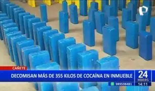 Cañete: Decomisan más de 300 kilos de cocaína enterrado en inmueble