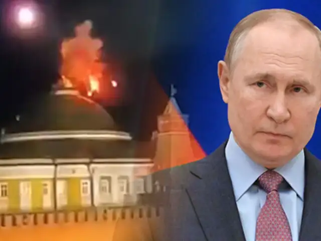 Rusia denuncia un ataque de Ucrania con drones contra el Kremlin