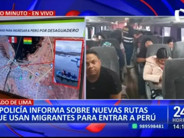 PNP traslada a 42 extranjeros que ingresaron de forma irregular al Perú por Desaguadero