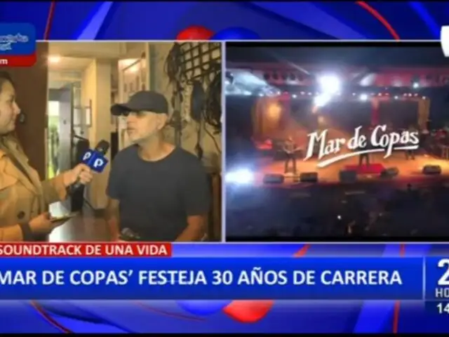 "El soundtrack de una vida": Mar de Copas celebra 30 años de carrera con tour nacional