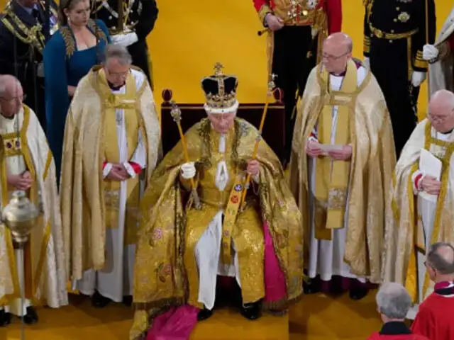 Reino Unido: en solemne ceremonia trasmitida a todo el mundo Carlos III fue coronado rey