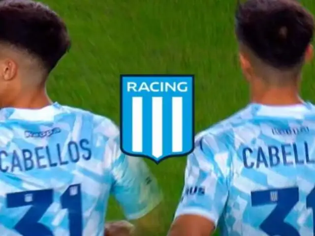 Debut con "La Academia": Catriel Cabellos jugó en la derrota de Racing ante Talleres