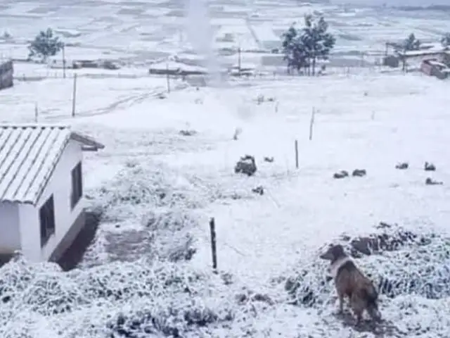 Senamhi: Lluvias, nieve y granizo continuarán en más de 70 provincias de la Sierra