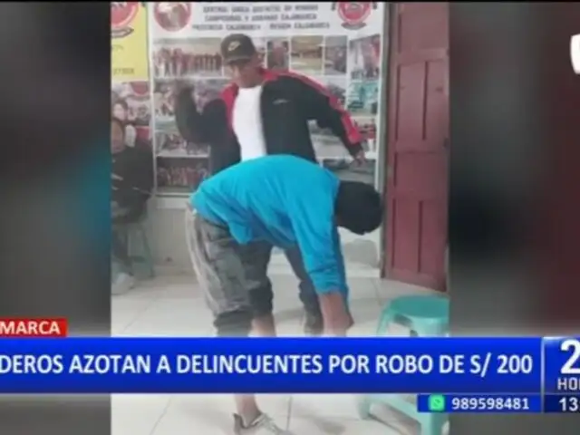 ¡A latigazos!: Ronderos de Cajamarca castigan a delincuentes por robar 200 soles