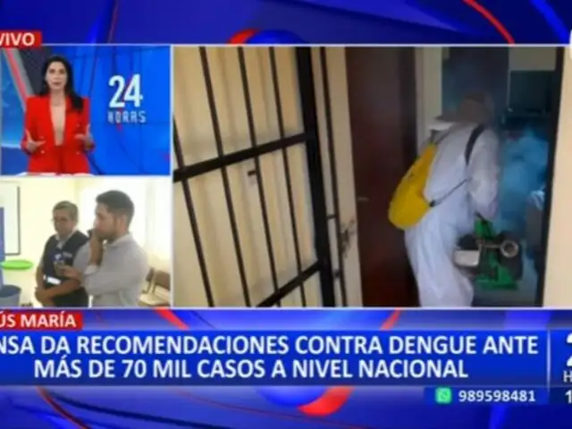 Ministerio de Salud brinda recomendaciones contra el dengue ante incremento de casos