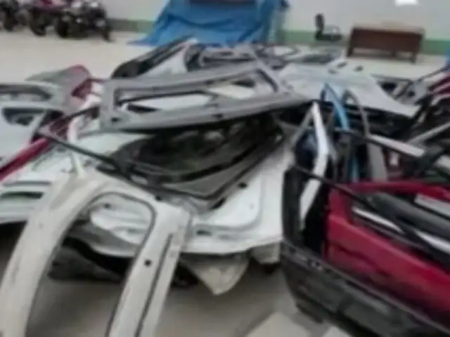 El Agustino: cae banda que desmantelaba vehículos robados