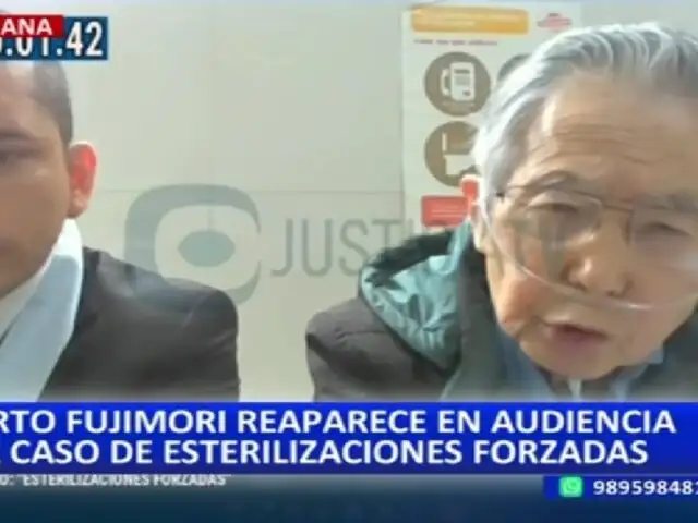 Alberto Fujimori: expresidente reaparece en audiencia por caso "Esterilizaciones"