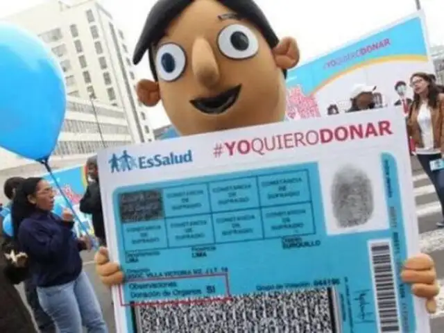 Solo 3 millones y medio de peruanos dijeron sí a la donación de órganos en su DNI, informa Reniec
