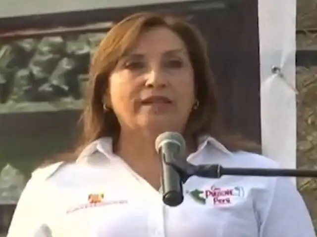 Dina Boluarte reafirma su compromiso contra el tráfico de drogas e inseguridad ciudadana