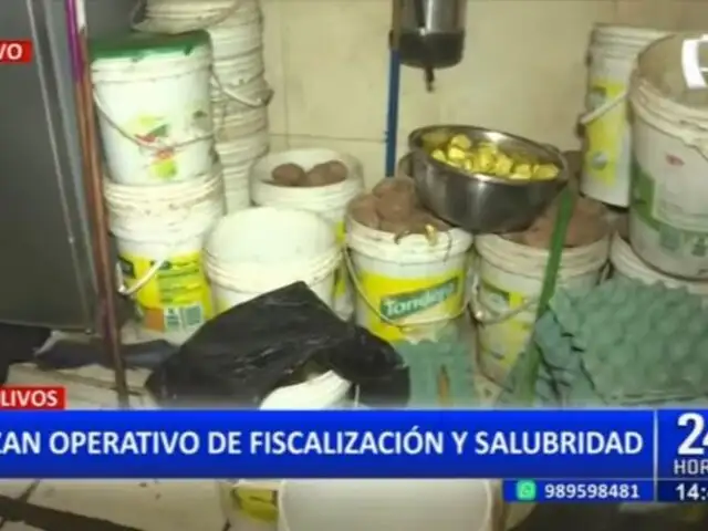 Los Olivos: Realizan operativo contra restaurantes insalubres