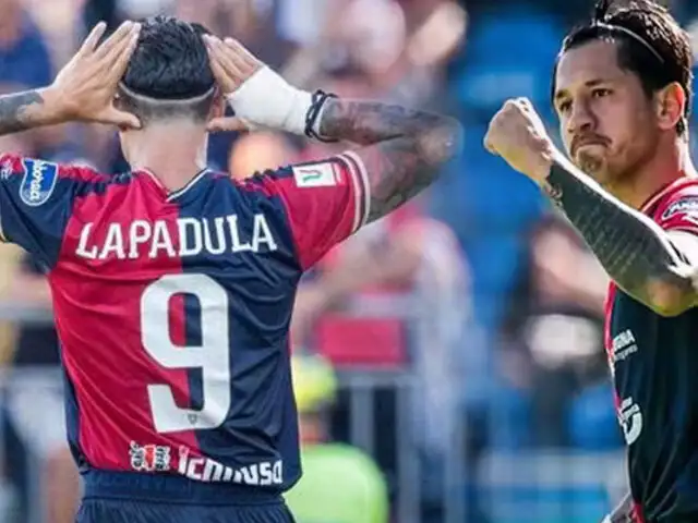 ¡Imparable Lapadula! Con dos goles del delantero de la Bicolor el Cagliari avanza a semifinales de los play-offs
