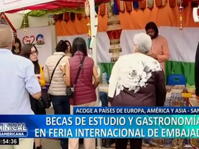 San Luis: Becas de estudio y gastronomía en Feria Internacional de Embajadas