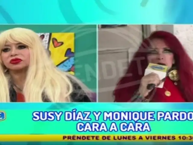 Monique Pardo a Susy Díaz tras reconciliarse en Préndete: “Yo a ti te quiero"