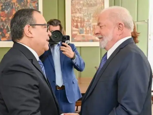 Alberto Otárola se reunió con presidente de Brasil, Lula Da Silva