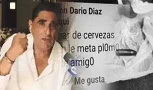 Carlos Álvarez: dejan bala en su casa y le envían mensajes amenazantes