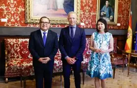 Premier Alberto Otárola se reúne con presidente del senado de España
