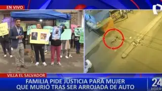 Villa El Salvador: familia de mujer lanzada de auto exigen capturar al asesino