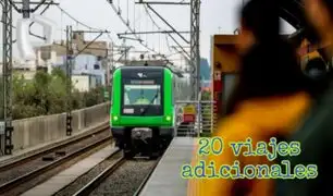 Línea 1 del Metro de Lima aumenta 20 viajes diarios: entérate aquí los nuevos horarios