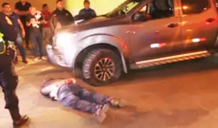 Ladrón roba camioneta y atropella a serenos durante persecución en La Molina