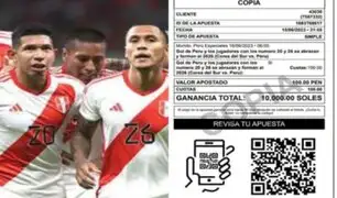 Perú vs Corea del Sur: hincha apuesta S/100 y termina ganando S/10 mil