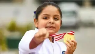 ¡Orgullo nacional¡ Niña peruana representara en campeonato internacional de Karate en EE.UU.