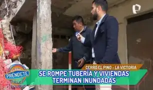 Vecinos de cerro El Pino piden que Ministerio de Vivienda se pronuncie por tuberia que ocasiona aniegos