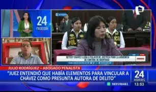 Julio Rodríguez sobre Betssy Chávez: "Le correspondería una pena de 10 a 13 años"
