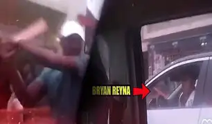 Bryan Reyna: padre del futbolista ataca vehículo de periodistas y luego es llevado a la comisaría