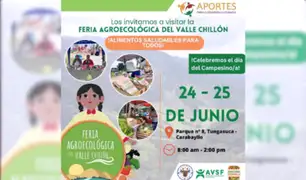 Feria Agroecológica del Valle Chillón: compre alimentos saludables de los propios productores