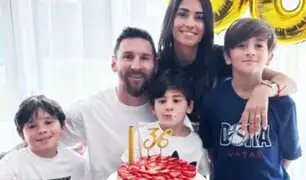 Lionel Messi celebra sus 36: años en Rosario rodeado de su familia