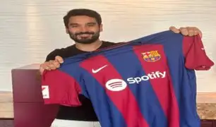 Ilkay Gündogan fue anunciado como nuevo jugador del Barcelona