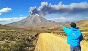 Volcán Ubinas empieza a emitir gases tóxicos: población se mantiene en alerta