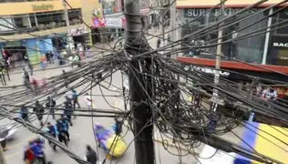 Los Olivos: vecino corta cables de telefonía y dejan sin servicio a toda una cuadra