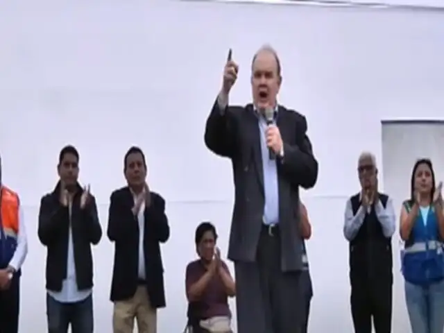Alcalde Rafael López Aliaga inaugura campo ferial "La Huerta Encontrada"