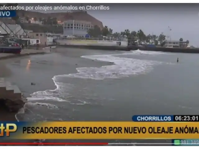 Chorrillos: Pescadores  afectados por oleajes anómalos