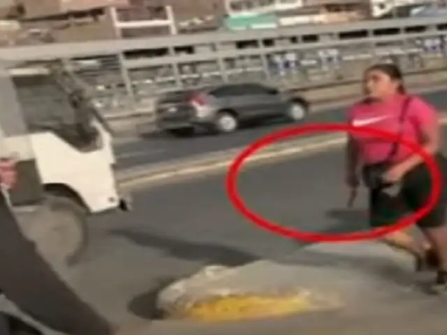 Independencia: ambulante intentó atacar con una cuchilla a fiscalizadores