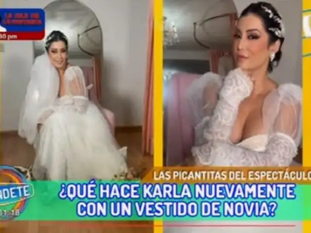 Karla Tarazona: "Todavía tengo la esperanza de casarme por religioso"