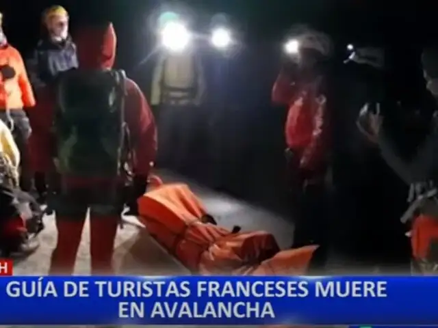 Áncash: guía de turistas franceses muere en el nevado Huascarán