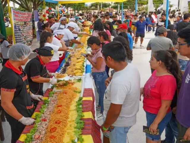 Áncash: Cocineros preparan el combinado más grande del Perú